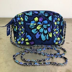 Vera Bradley Indigo Pop mini chain crossbody bag